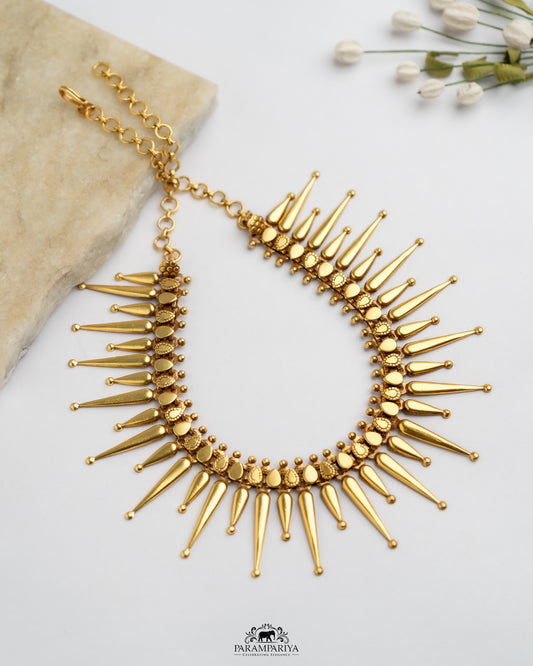 Winter Edit!!

92.5 pure silver gold micron plated spike necklace.