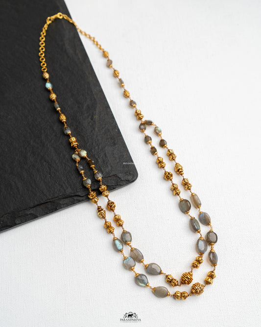 Beads and Beaut!!

Pure silver gold micron plated layered beads necklace.